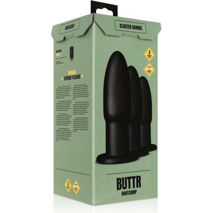 Набір анальних пробок BUTTR - Cluster Bombs Anal Training Set