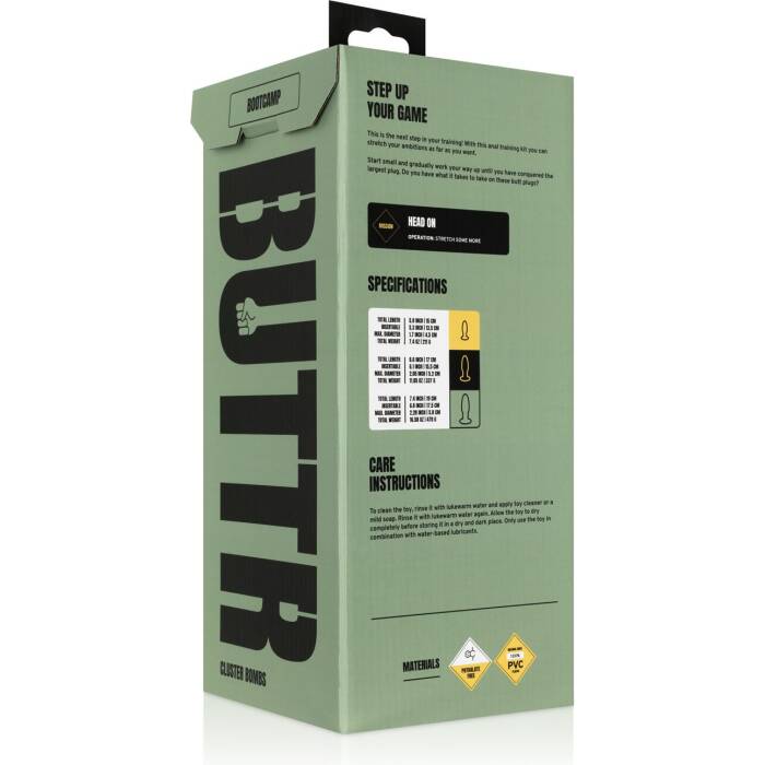 Набір анальних пробок BUTTR - Cluster Bombs Anal Training Set