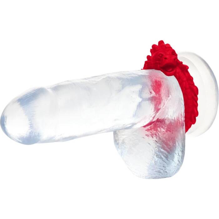 Ерекційне кільце Creature Cocks Rise of the Dragon Silicone Penis Ring - Red