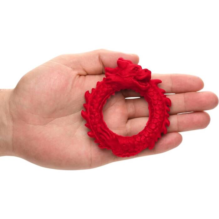 Ерекційне кільце Creature Cocks Rise of the Dragon Silicone Penis Ring - Red
