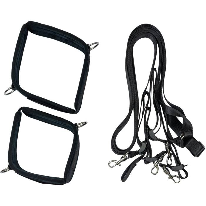 Розтяжка на ліжко Punishment - 5-Piece Bed Restraint Kit - Black