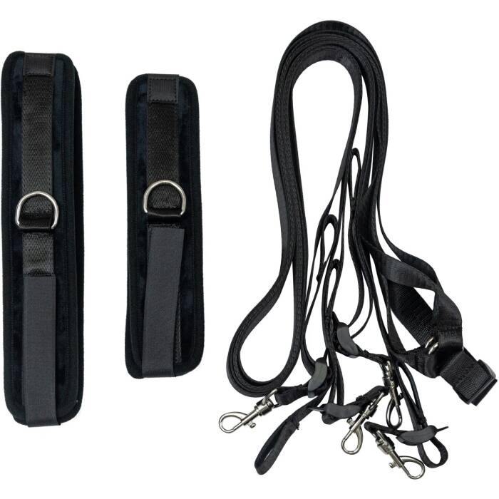 Розтяжка на ліжко Punishment - 5-Piece Bed Restraint Kit - Black
