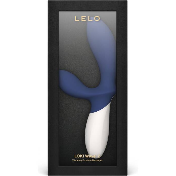 Масажер простати LELO Loki Wave 2 Base Blue, 2 мотори, манливий рух + вібрація