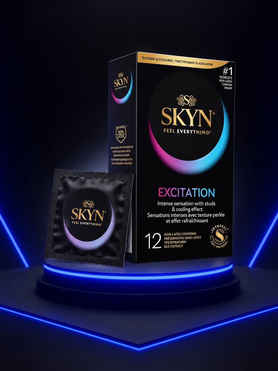 5280767921317683419 Презервативи SKYN Excitation — 12 шт